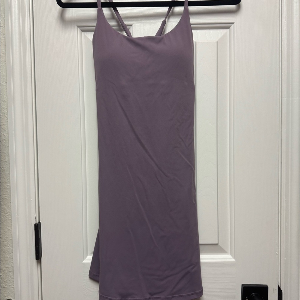 HALARA Lavender Workout Dress with shorts